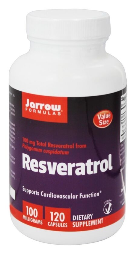 Resveratrol 100 mg. - Cápsulas vegetarianas 120 Jarrow Formulas