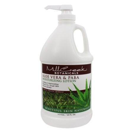 Loção Hidratante Aloe Vera & PABA - 64 fl. oz. Mill Creek Botanicals