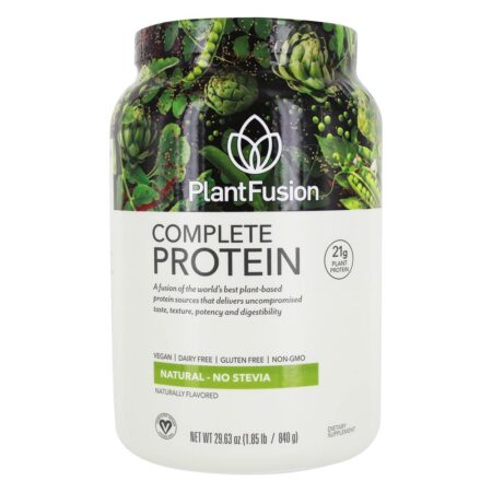 Proteína Vegetal Completa Natural - Sem estévia - 1.85 lb. PlantFusion