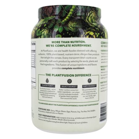 Proteína Vegetal Completa Natural - Sem estévia - 1.85 lb. PlantFusion - Image 3