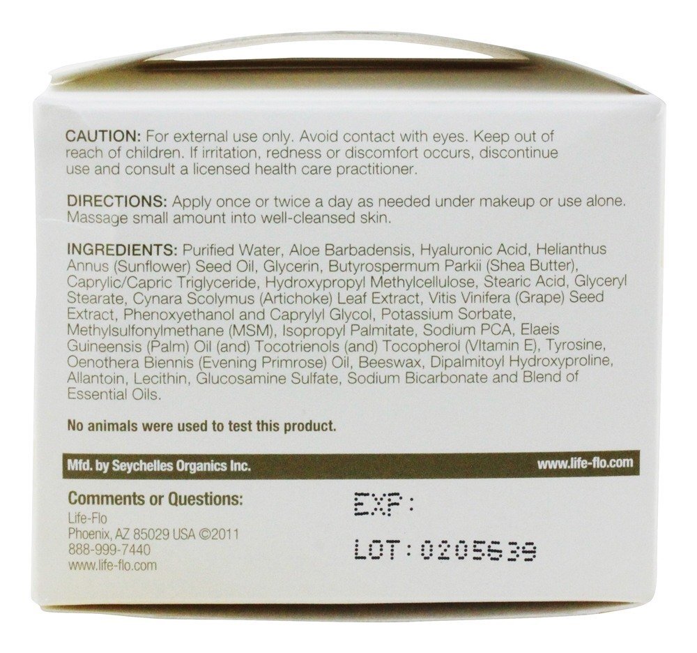 Creme de rosto radiante HA (ácido hialurônico) - 1.7 oz. Life-Flo - Imagem 2