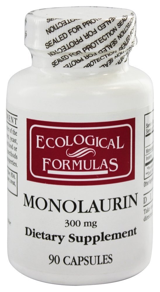 Monolaurina 300 mg. - Cápsulas 90 (anteriormente Cardiovascular Research ) Ecological Formulas