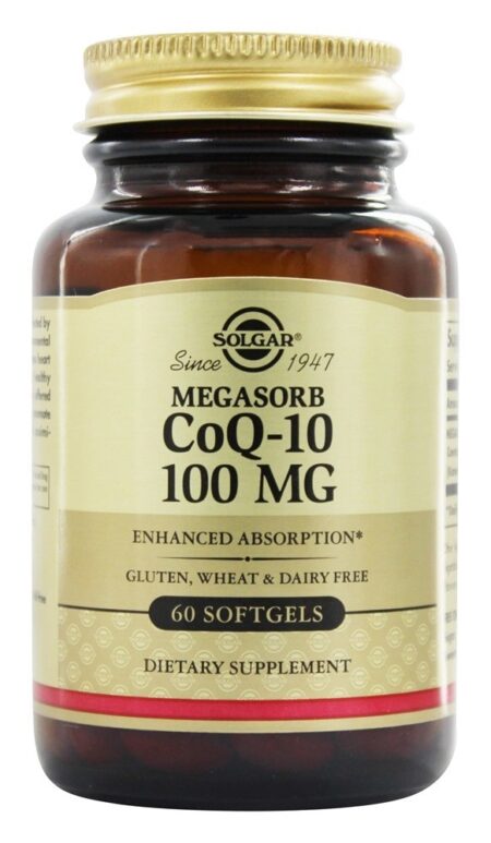 Megasorb CoQ-10 100 mg. - 60 Softgels Solgar