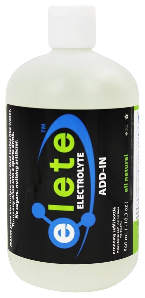 Todo o frasco de recarga de economia de eletrólito natural Add-in - 18.3 fl. oz. Elete