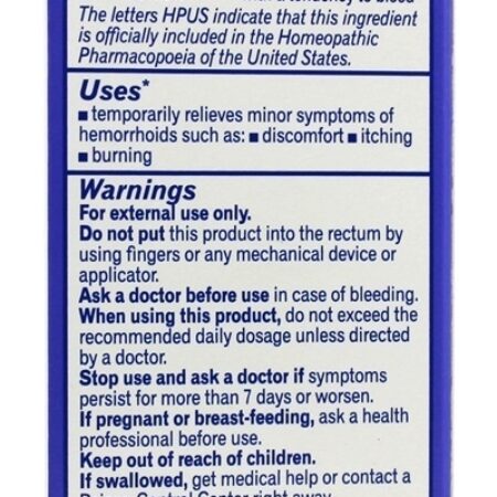 Avenoc Ointment Homeopathic Medicine para alívio de hemorróidas - 1 oz. Boiron - Imagem 2