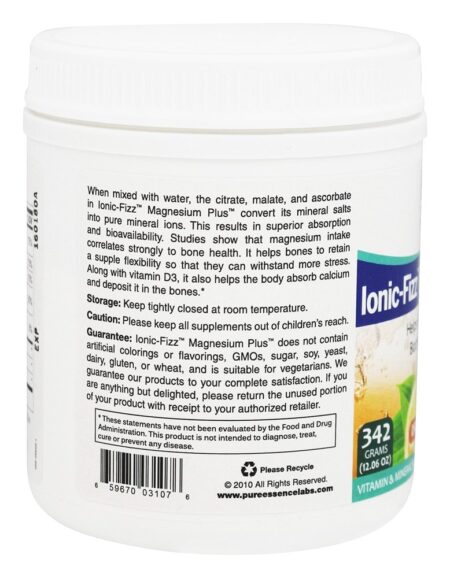 Iônico-Assobio Magnésio Mais Laranja-Baunilha Sabor - 12.06 oz. Pure Essence Labs - Image 4