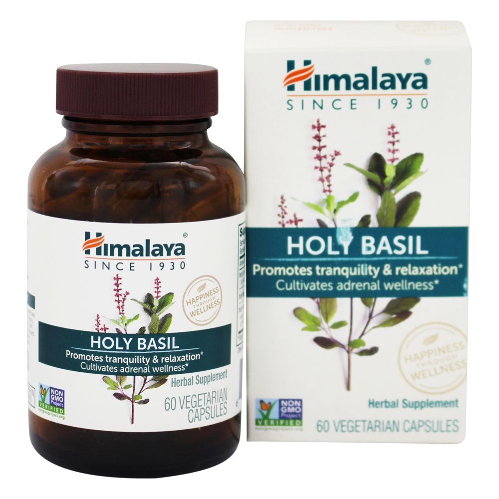 Sacramento da Sagrada Mancha e Suporte de Relaxamento - Cápsulas vegetarianas 60 Himalaya Herbal Healthcare