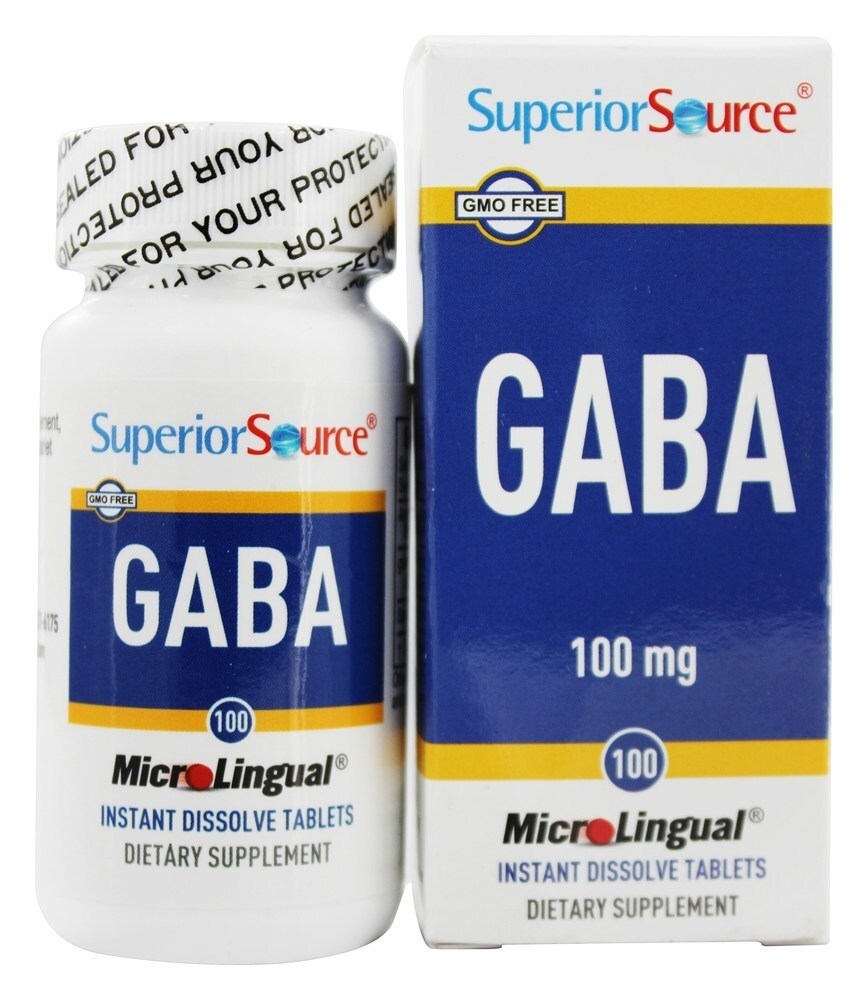 GABA Dissolução Instantânea - Mini- Superior Source 100 Superior Source