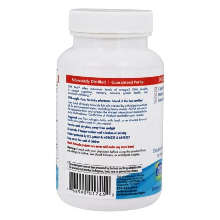 DHA Xtra Morango 1000 mg. - 60 Softgels Nordic Naturals - Image 3