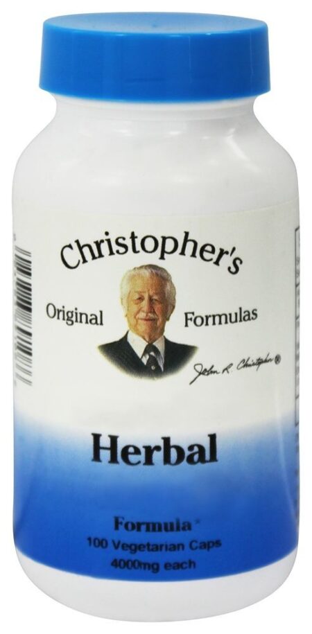 Fórmula Herbal Calcium - Cápsulas vegetarianas 100 Dr. Christopher's Original Formulas