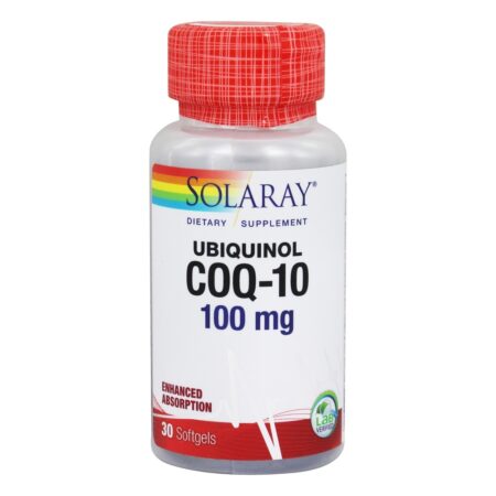 Ubiquinol CoQ-10 100 mg. - 30 Softgels Solaray