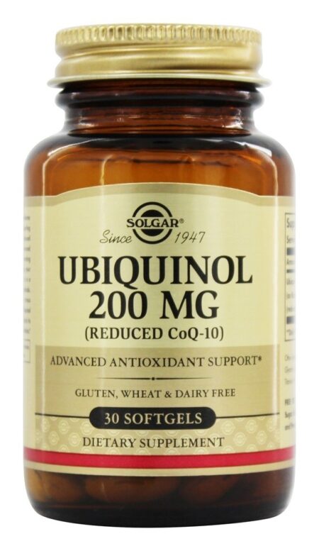 Co-10 de Ubiquinol Reduzido 200 mg. - 30 Softgels Solgar