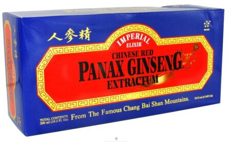 Extrato de Ginseng Panax Vermelho Chinês - 30 Frasco (s) Imperial Elixir