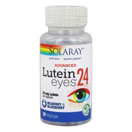 Olhos avançados de luteína 24 mg. - 30 Cápsula (s) vegetal (s) Solaray