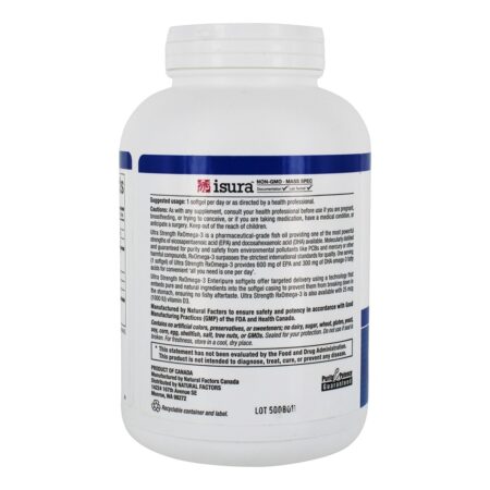 Fatores Ultra RxOmega-3 EPA / DHA 900 mg. - 150 Natural Factors entérico Natural Factors - Image 3