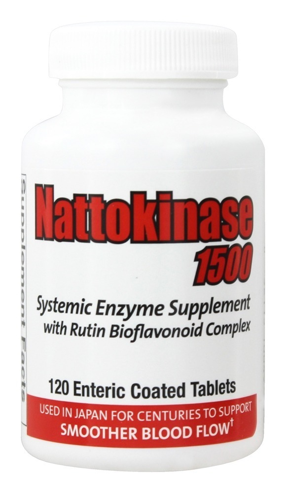 Nattokinase 1500 FU - 120 Tablets Naturally Vitamins