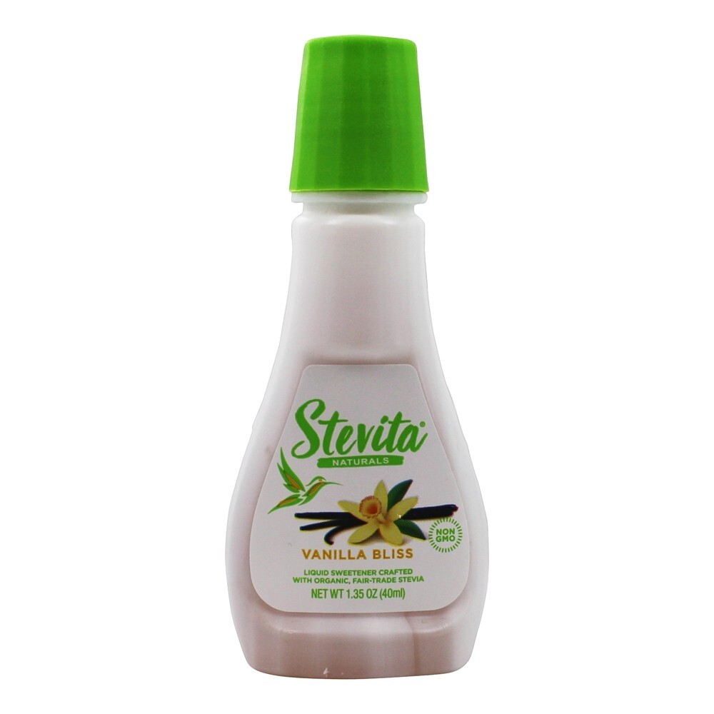 Avelã Orgânica Stevia Liquid Blaze Baunilha Bliss - 1.35 fl. oz. Stevita