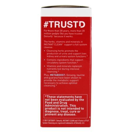 Instante Limpar De ervas Limpar com Metaboost - Cápsulas 3 Detoxify Brand - Imagem 5