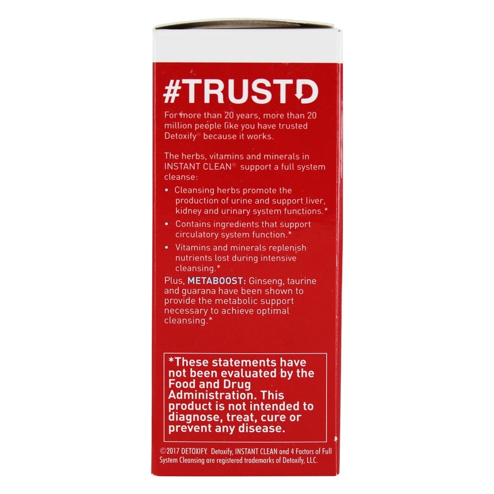 Instante Limpar De ervas Limpar com Metaboost - Cápsulas 3 Detoxify Brand - Imagem 5