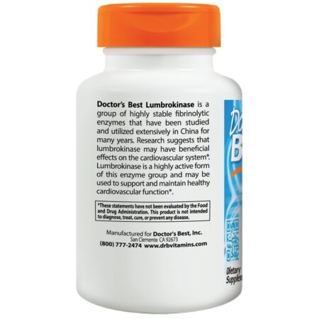 Lumbroquinase 20 mg. - Cápsulas 60 Doctor's Best - Image 3