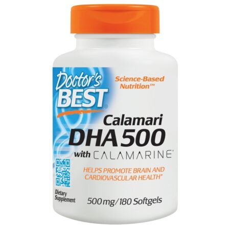 Calamari DHA 500 com Calamarine 500 mg. - 180 Softgels Doctor's Best