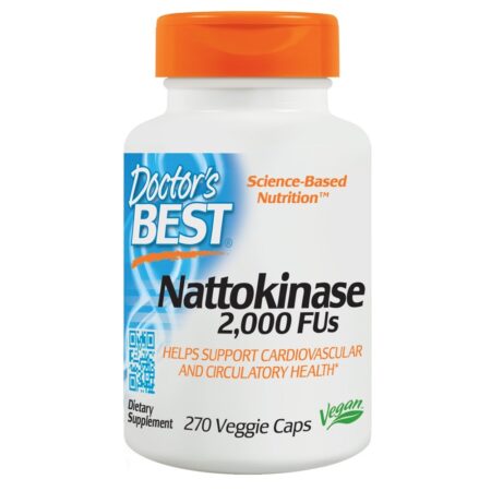 Nattokinase 2000 FU - Cápsulas vegetarianas 270 Doctor's Best