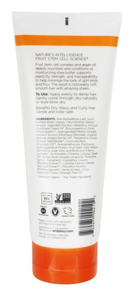 Argan óleo & Shea Moisture Rico Denominar Creme - 6.8 fl. oz. Andalou Naturals - Image 2