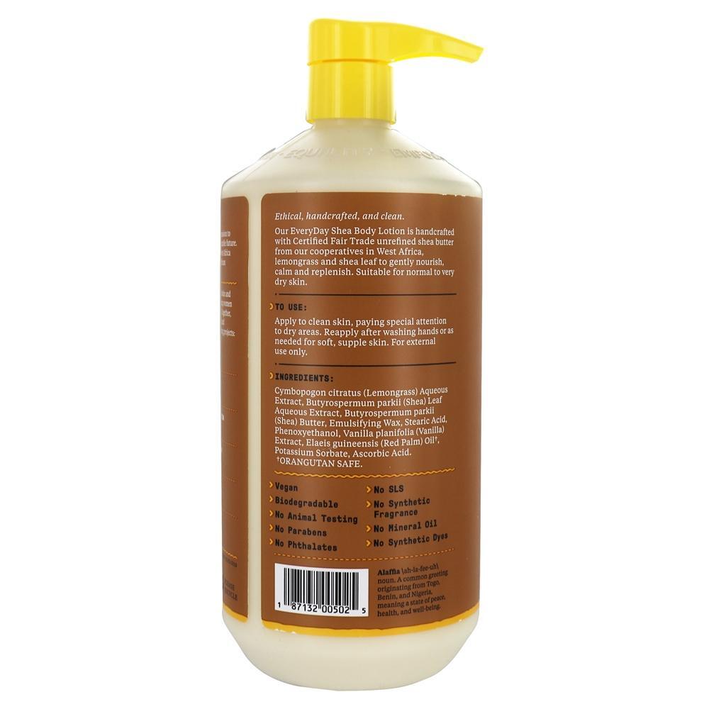 Everyday Shea Loção Corporal Hidratante Loção Corporal – 32 fl. oz. Alaffia — foto 2 Everyday Shea Loção Corporal Hidratante Loção Corporal - 32 fl. oz. Alaffia - Imagem 2