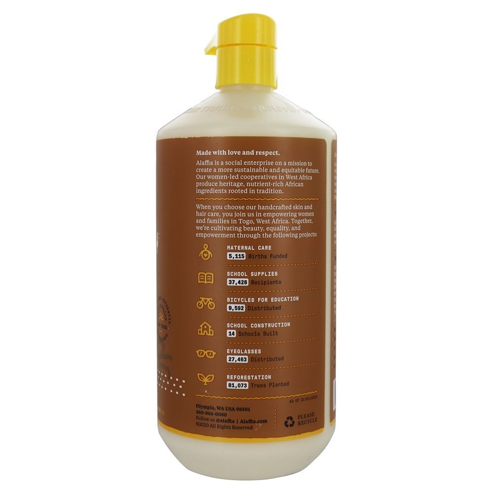 Everyday Shea Loção Corporal Hidratante Loção Corporal – 32 fl. oz. Alaffia — foto 3 Everyday Shea Loção Corporal Hidratante Loção Corporal - 32 fl. oz. Alaffia - Imagem 3