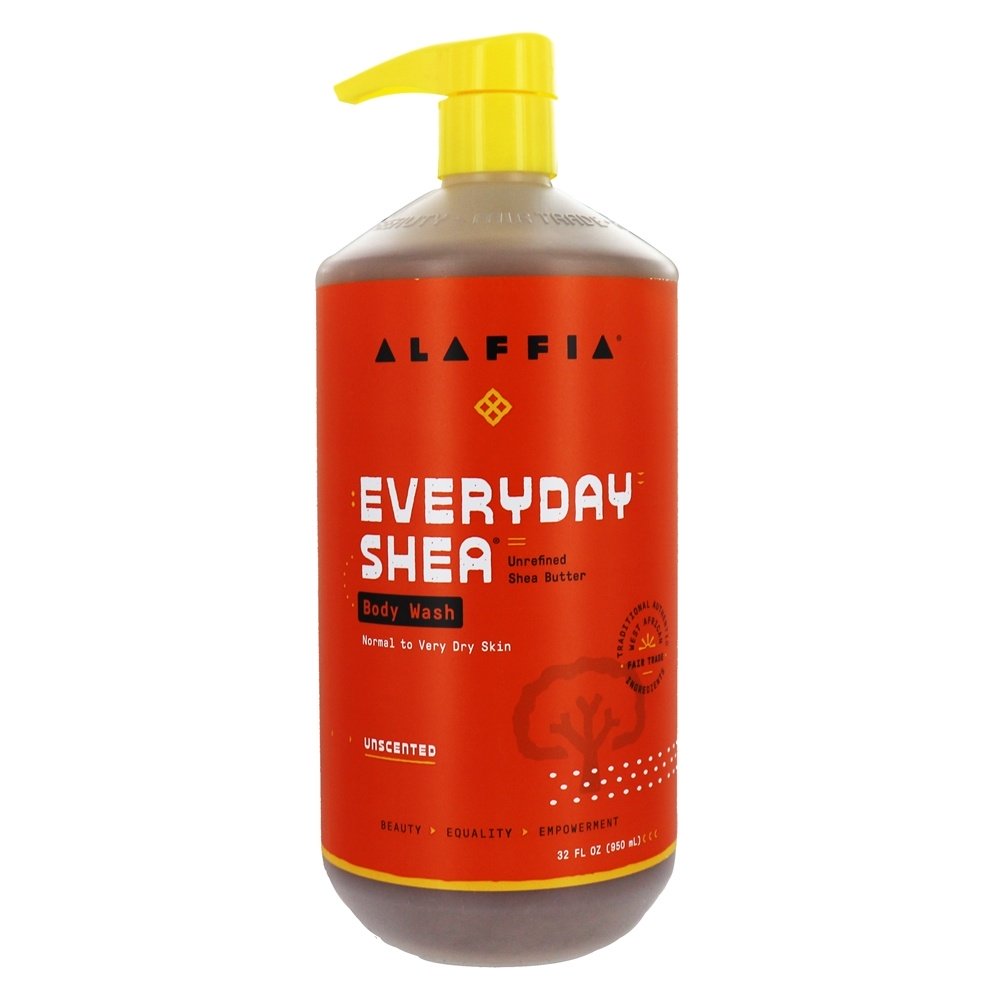 Everyday Shea lavagem do corpo sem perfume - 32 fl. oz. Alaffia