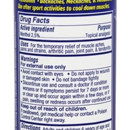 Resfriamento Dor Alívio Gel com 100% Pure Ema óleo – 6 fl. oz. Blue Goo — foto 2