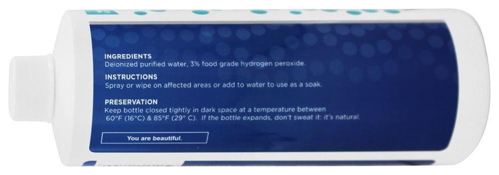Solução de Peróxido de Hidrogênio 3 % Food Grade - 16 fl. oz. Essential Oxygen - Imagem 2