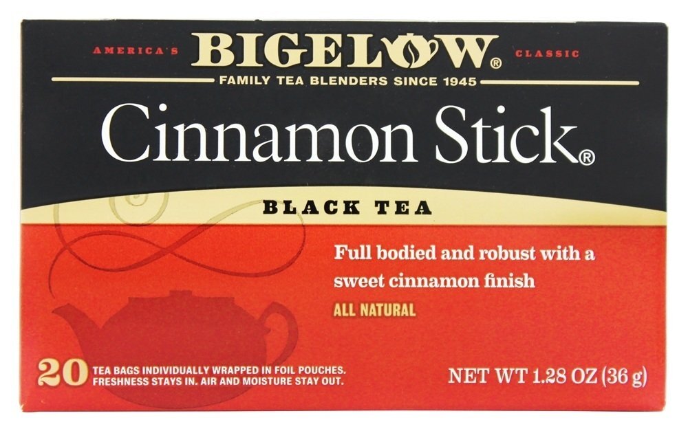 Pau de canela chá preto - 20 Saquinhos de Chá Bigelow Tea