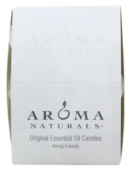 Wish Holiday Naturalmente Misturado Votive Eco-Candle Peppermint & Vanilla - 1 Conte Aroma Naturals - Image 7