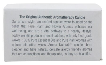 Meditação Naturalmente Misturada Eco-Vela Votiva Patchouli & Incenso - 1 Conte Aroma Naturals - Image 2