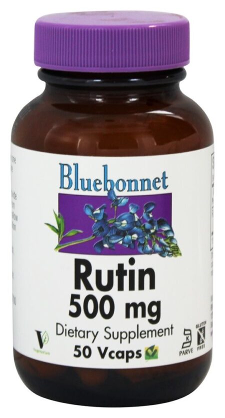 Rutina 500 mg. - Cápsulas vegetarianas 50 Bluebonnet Nutrition