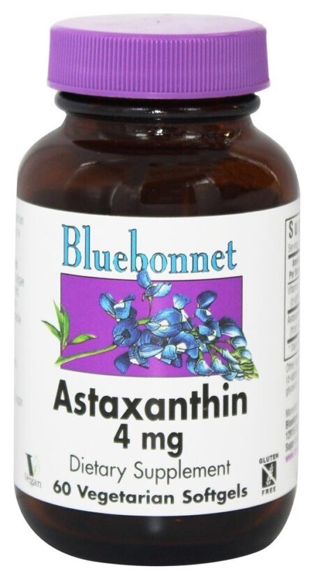 Astaxantina 4 mg. - 60 Cápsulas Vegetarianas Bluebonnet Nutrition