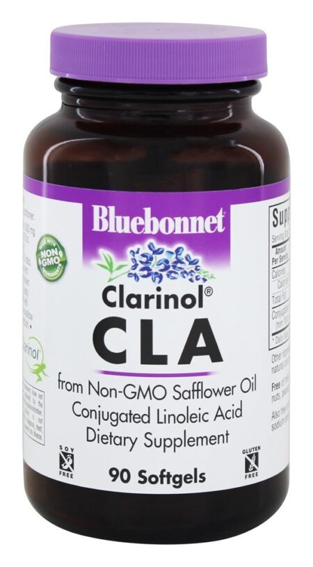 Óleo de Cártamo de Clarinol CLA 1000 mg. - 90 Softgels Bluebonnet Nutrition