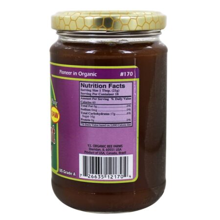 Mel antioxidante cru do poder - 13 oz. YS Organic Bee Farms - Image 2