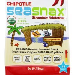 Prêmio Temperado Alga Lanche Agarrar & Ir Picante Chipotle - 0.18 oz. SeaSnax