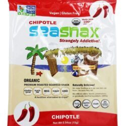 Prémio de Algas Assadas Snack Chipotle Picante - 5 Planilha (s) SeaSnax