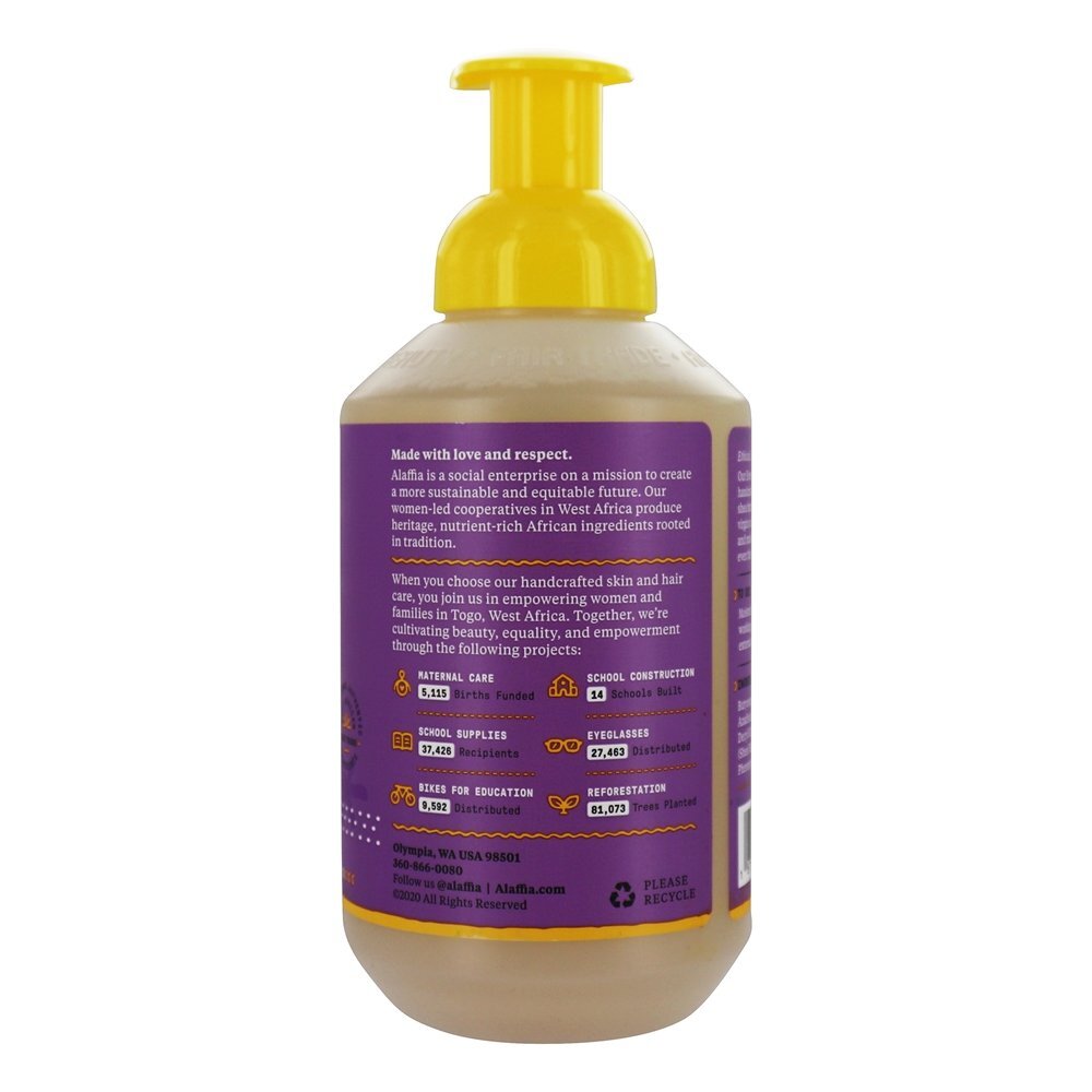 Everyday Shea Sabonete de espuma para mãos e perfume de lavanda - 18 fl. oz. Alaffia - Imagem 3