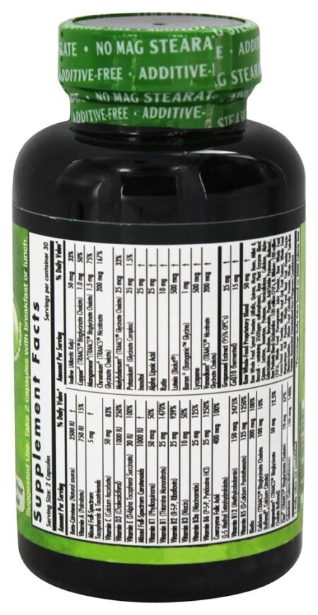 Completa + Multi Vit-A-Min Raw Whole Food-Based Formula - Cápsulas vegetarianas 60 Emerald Labs - Image 2