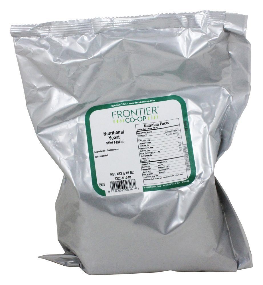 Mini flocos de fermento nutricional - 1 lb. Frontier Natural Products - Imagem 2