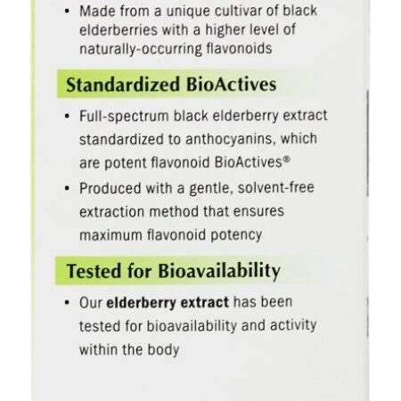 Sabugueiro de xarope de Sambuco orgânico - 4 fl. oz. Nature's Way - Imagem 4