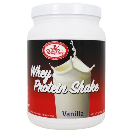 Shake de proteínas com baixo índice glicêmico 15 porções de baunilha - 24 oz. Betty Lou's