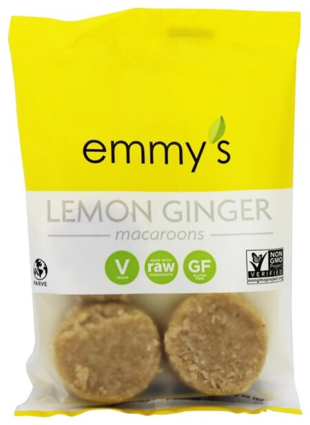 Gengibre De Limão De Macaroons - 2 oz. Emmy's Organics