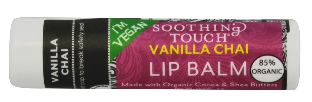 Vegan Lábio Bálsamo Baunilha Chai - 0.25 oz. Soothing Touch