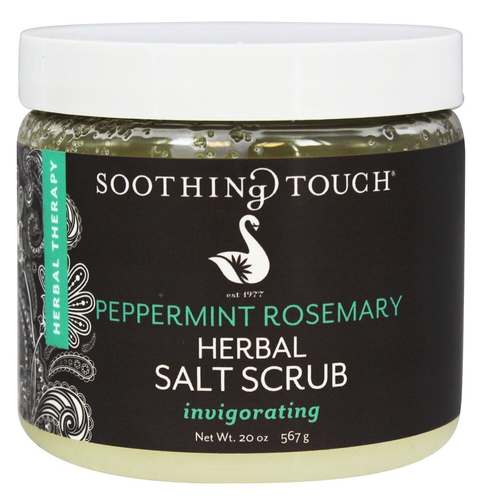 De ervas Sal Esfregar Revigorante Hortelã-pimenta Alecrim - 20 oz. Soothing Touch