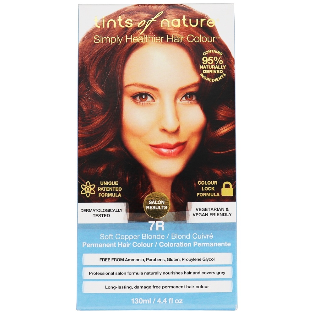 Condicionamento Permanente Cabelo Cor 7r Macio Cobre Loira - 4.4 fl. oz. Tints Of Nature